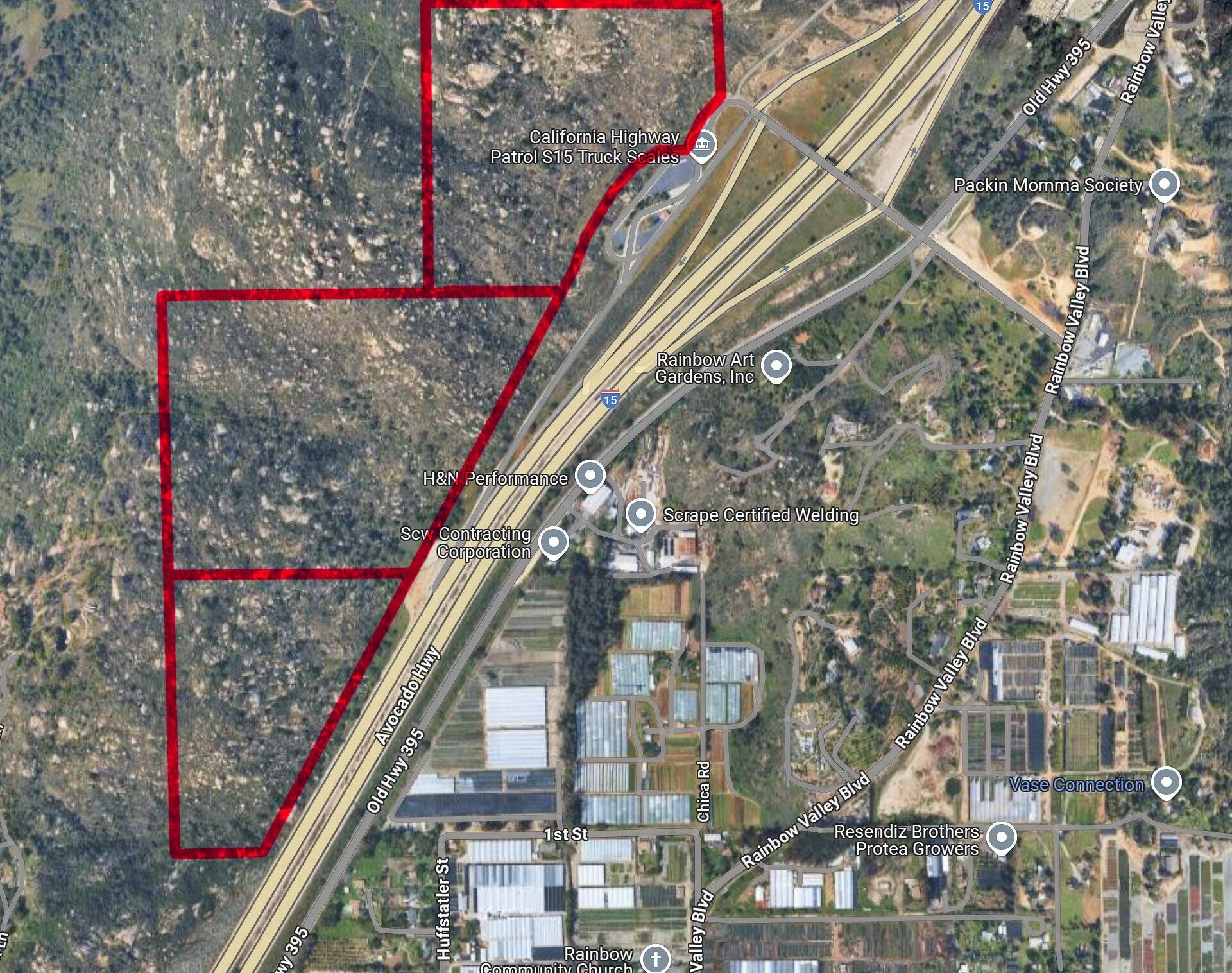 Rainbow Valley Blvd W, Fallbrook, CA à vendre Photo principale– Image 1 sur 8
