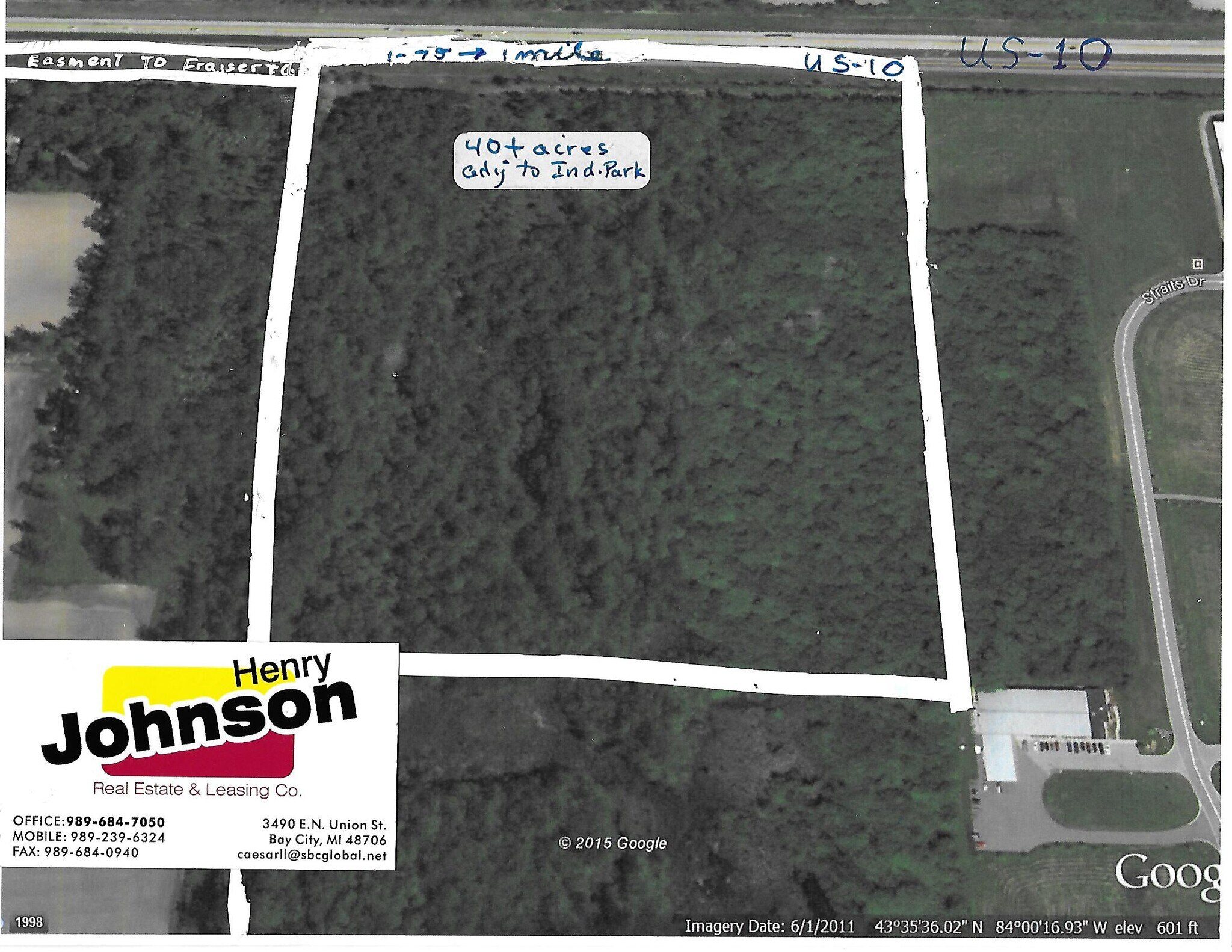 5181 FRASER RD FRASER RD. rd, Bay City, MI à vendre Photo principale– Image 1 sur 2