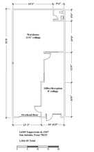 14309 Toepperwein Rd, San Antonio, TX à louer Plan d’étage– Image 1 sur 1