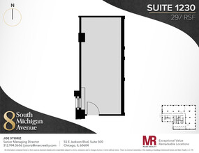 8 S Michigan Ave, Chicago, IL à louer Plan d’étage– Image 1 sur 1