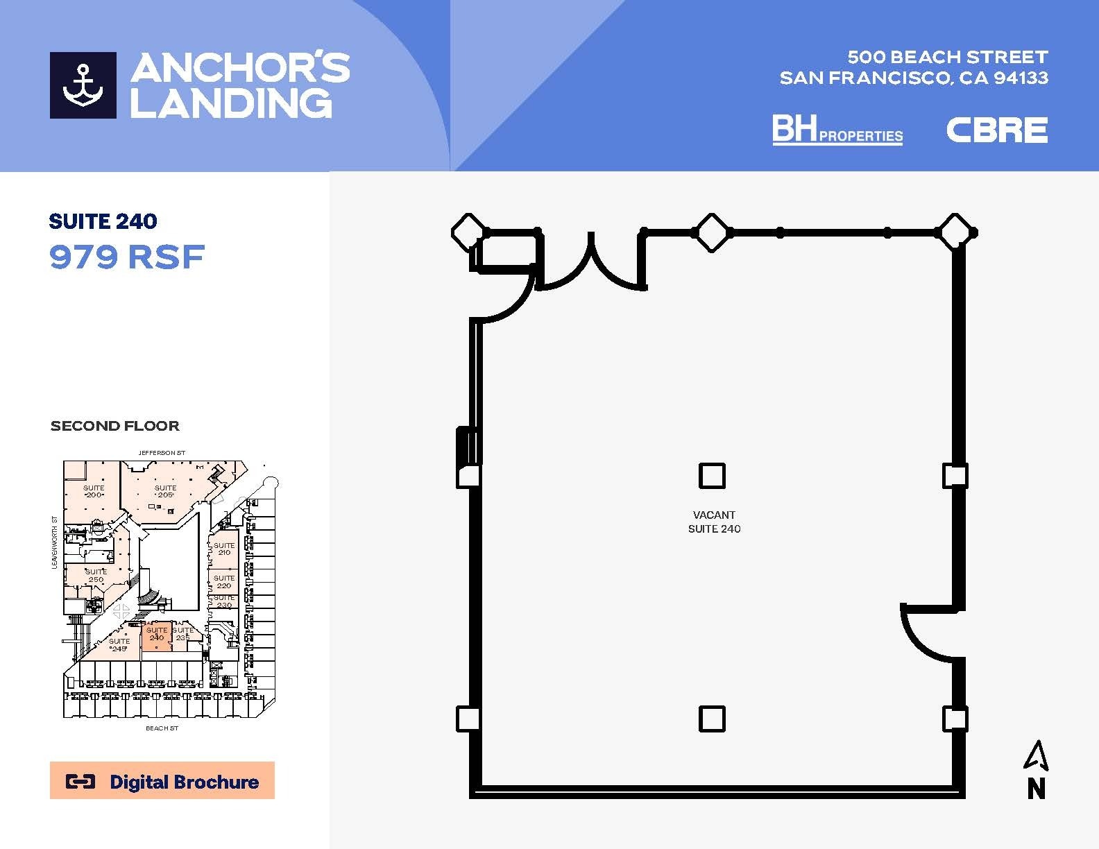 333 Jefferson St, San Francisco, CA à louer Plan d’étage– Image 1 sur 1