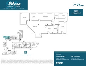 1930 S Alma School Rd, Mesa, AZ à louer Plan d’étage– Image 1 sur 2
