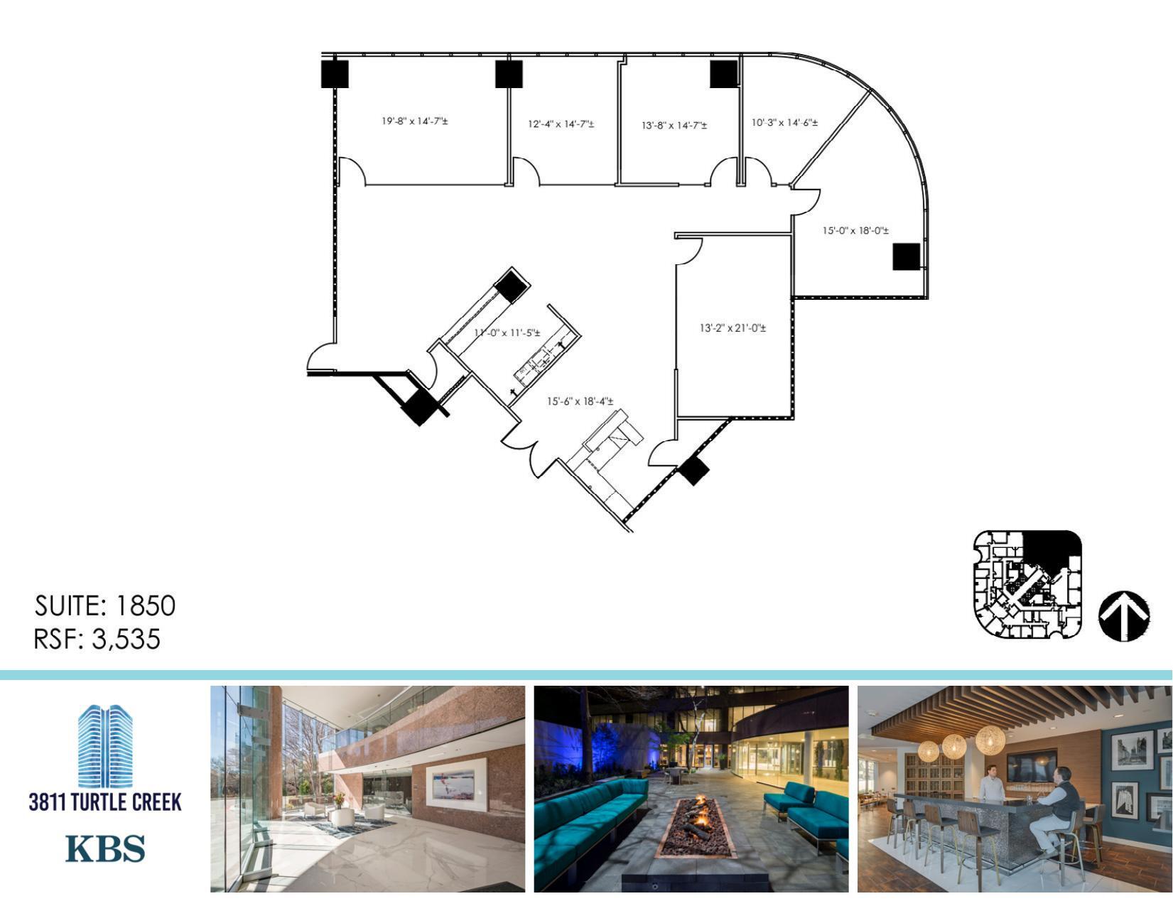 3811 Turtle Creek Blvd, Dallas, TX à louer Plan d’étage– Image 1 sur 2