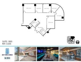 3811 Turtle Creek Blvd, Dallas, TX à louer Plan d’étage– Image 1 sur 2