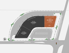 890 Supreme Dr, Bensenville, IL à louer Plan de site– Image 2 sur 7