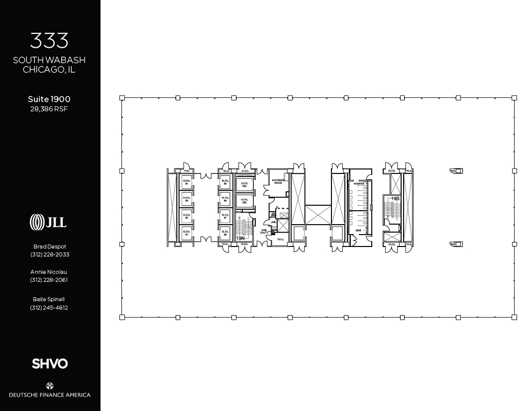 333 S Wabash Ave, Chicago, IL à louer Plan d’étage– Image 1 sur 1