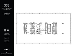 333 S Wabash Ave, Chicago, IL à louer Plan d’étage– Image 1 sur 1