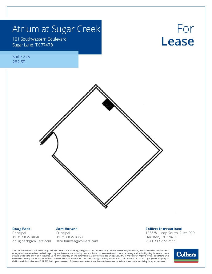 101 Southwestern Blvd, Sugar Land, TX à louer Photo intérieure– Image 1 sur 1