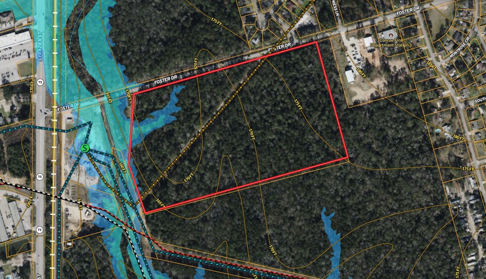 Foster Dr, Conroe, TX à vendre - Plan cadastral – Image 2 sur 6