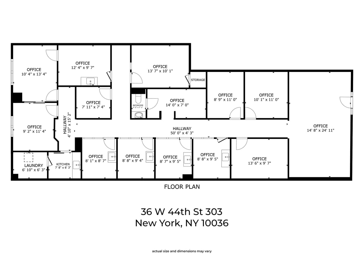34-36 W 44th St, New York, NY à louer Plan d’étage– Image 1 sur 22