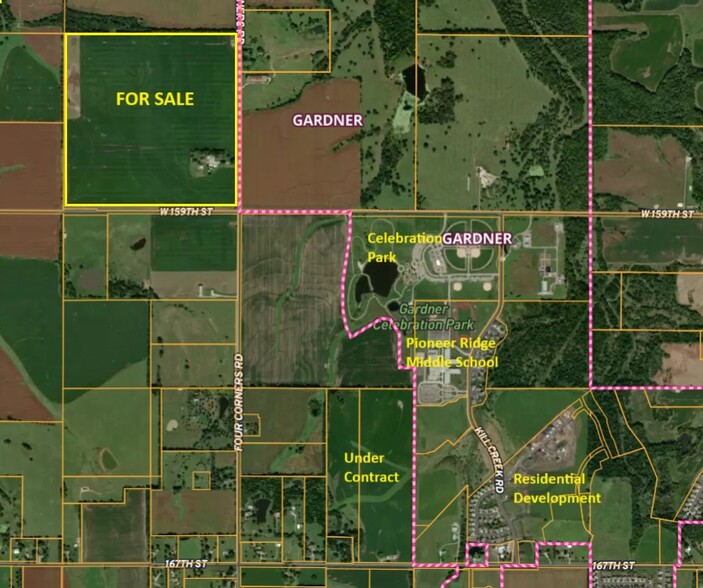 15780 Four Corners Rd, Gardner, KS à vendre - Aérien – Image 3 sur 3