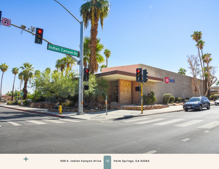 500 S Indian Canyon Dr, Palm Springs, CA à vendre - Photo de l’immeuble – Image 3 sur 14