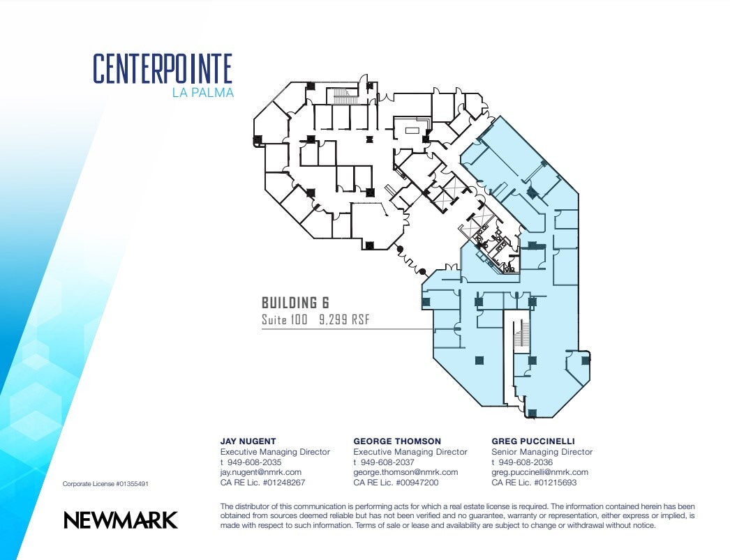 1 Centerpointe Dr, La Palma, CA à louer Plan d’étage– Image 1 sur 3