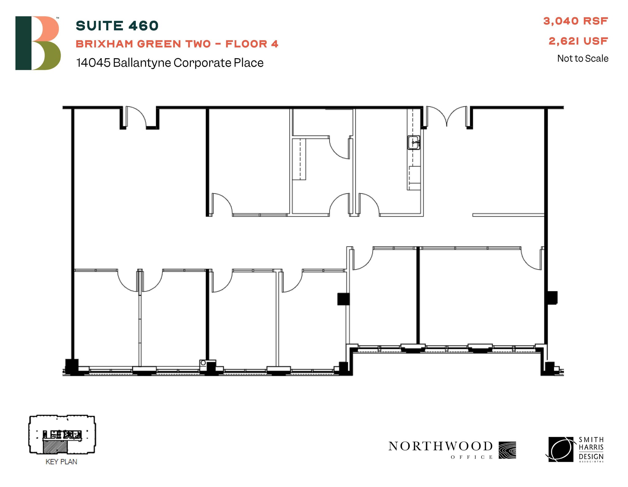 14045 Ballantyne Corporate Pl, Charlotte, NC à louer Plan d’étage– Image 1 sur 1