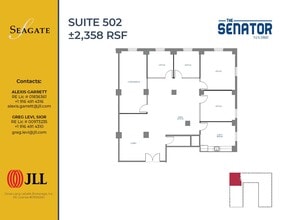 1121 L St, Sacramento, CA à louer Plan d’étage– Image 1 sur 1
