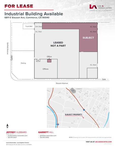 6811 E Slauson Ave, Commerce, CA à louer - Plan de site – Image 3 sur 3