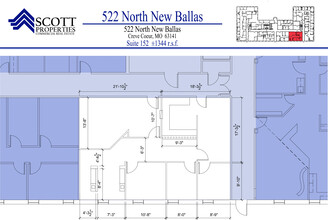 522 N New Ballas Rd, Creve Coeur, MO à louer Photo de l’immeuble– Image 1 sur 12