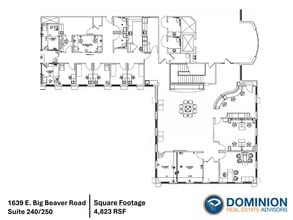 1639 E Big Beaver Rd, Troy, MI à louer Plan de site– Image 1 sur 1