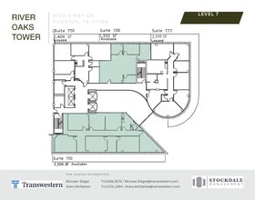 3730 Kirby Dr, Houston, TX à louer Plan d’étage– Image 1 sur 1