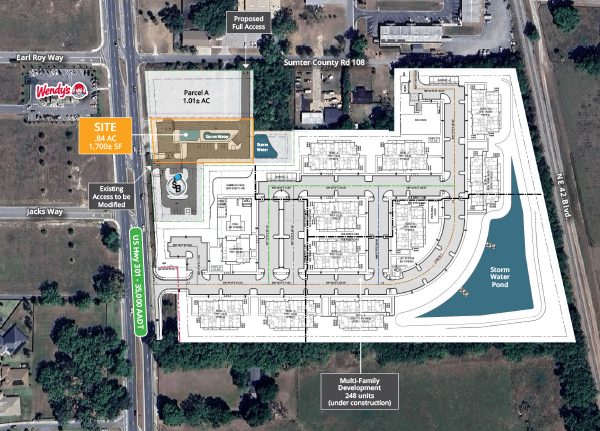 11535 N US Hwy 301, Oxford, FL à louer - Plan de site – Image 1 sur 4