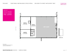 2014-2022 E 7th St, Los Angeles, CA à louer Plan d’étage– Image 1 sur 1