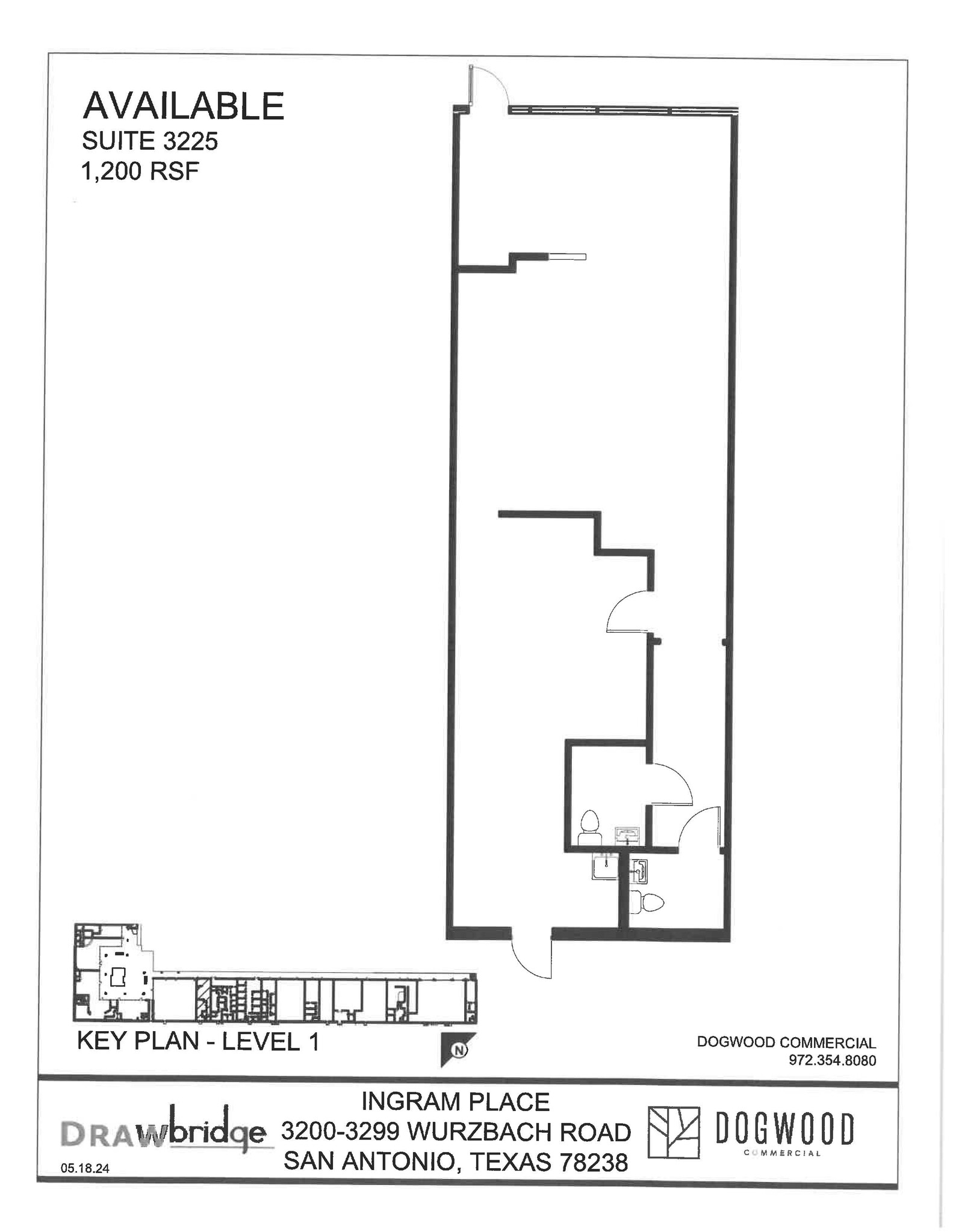 3200-3299 Wurzbach Rd, San Antonio, TX à louer Plan d’étage– Image 1 sur 1