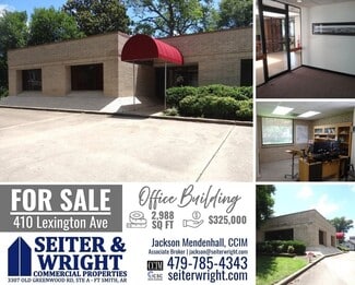 Plus de détails pour 410 Lexington Ave, Fort Smith, AR - Bureau à vendre
