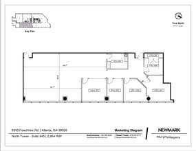 3353 Peachtree Rd NE, Atlanta, GA à louer Plan d’étage– Image 1 sur 1