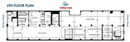 611-615 Mission St, San Francisco, CA à louer Plan d’étage– Image 1 sur 1