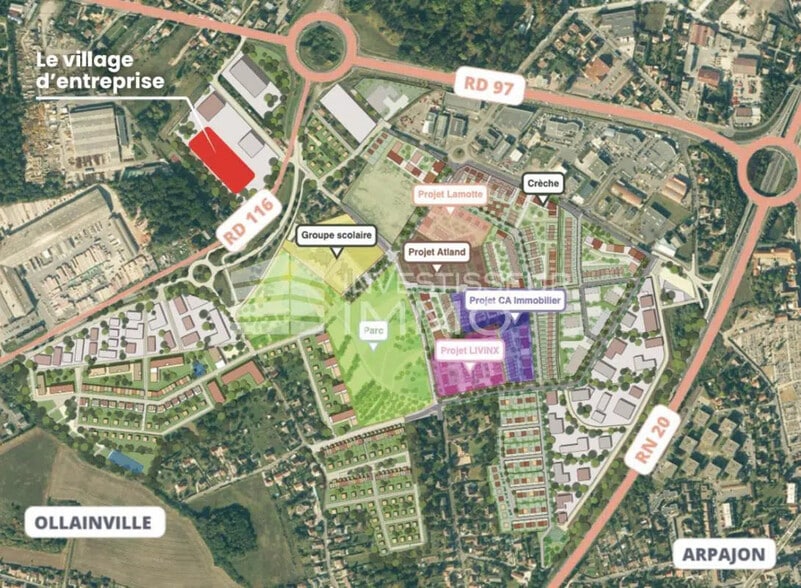 Local d'activités dans Ollainville à vendre - Plan d’étage – Image 2 sur 3