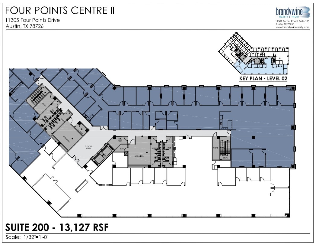 11305 Four Points Dr, Austin, TX à louer Plan d’étage– Image 1 sur 1