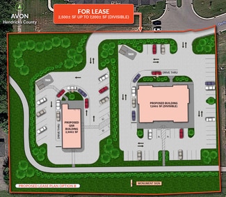 Plus de détails pour E US 36 & Satori Pkwy, Avon, IN - Bureau/Local commercial à louer