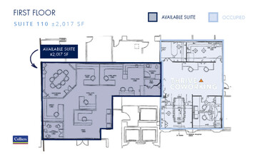 104 S Main St, Greenville, SC à louer Plan d’étage– Image 1 sur 2