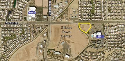 263 E Warner Rd, Gilbert, AZ - VUE AÉRIENNE  vue de carte