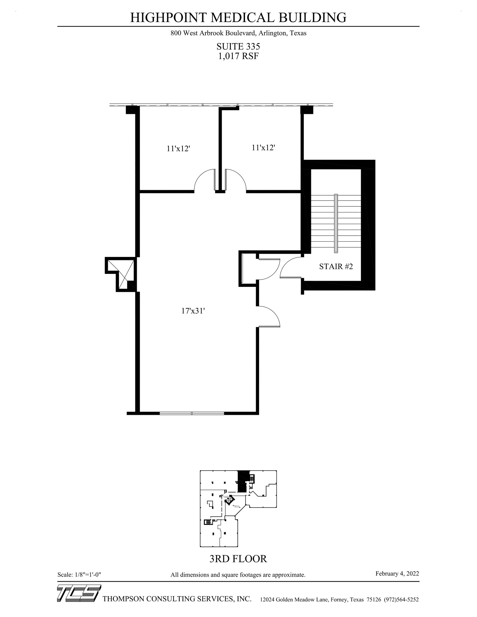 800 W Arbrook Blvd, Arlington, TX à louer Plan de site– Image 1 sur 1
