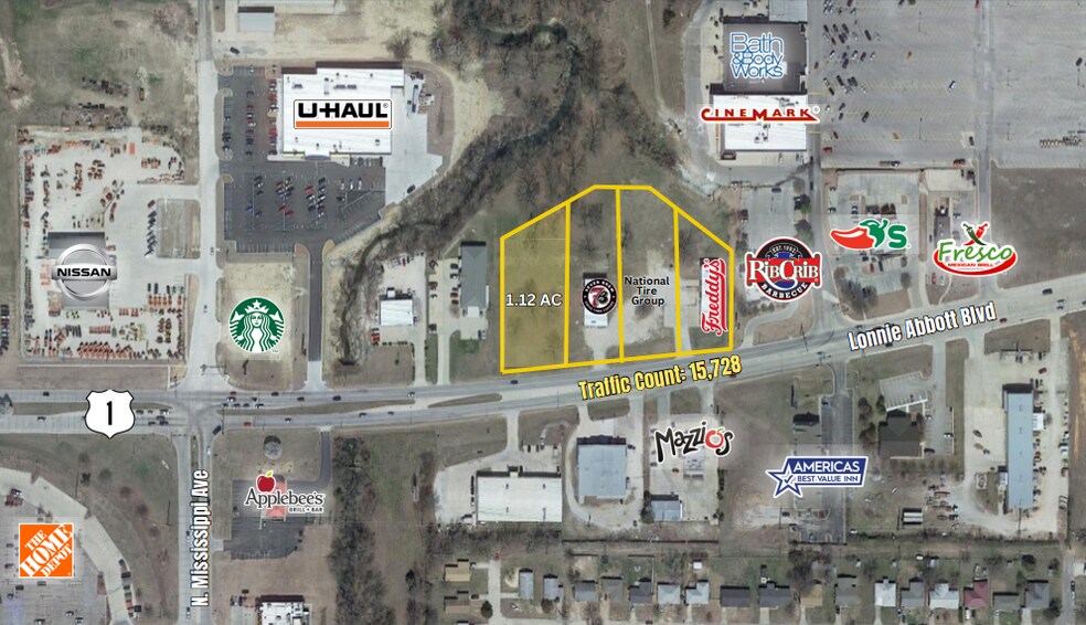 930-1000 Lonnie Abbott Blvd, Ada, OK à vendre - Aérien – Image 2 sur 2