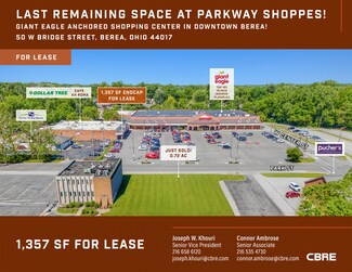 Plus de détails pour 50 W Bridge St & Park St, Berea, OH - Local commercial à louer
