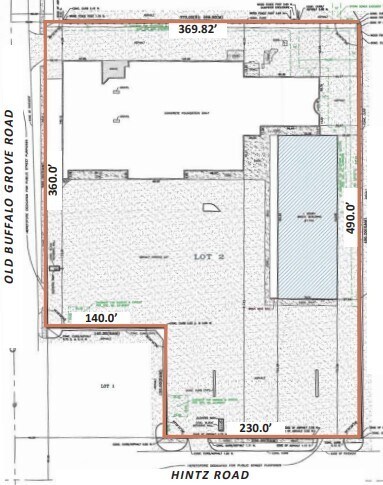 1798 W Hintz Rd, Wheeling, IL à vendre - Plan de site – Image 2 sur 2