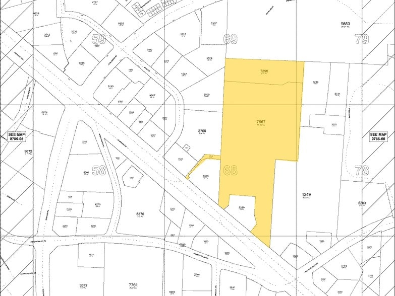 6500-6602 Glenwood Ave, Raleigh, NC à louer - Plan cadastral – Image 2 sur 8