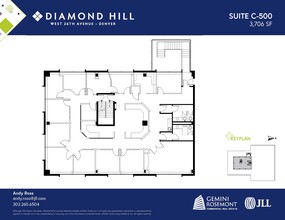2490 W 26th Ave, Denver, CO à louer Plan d’étage– Image 1 sur 2