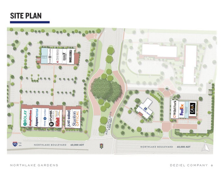 3301-3303 Northlake Blvd, West Palm Beach, FL à louer - Plan de site – Image 2 sur 9