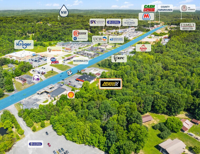 1168 N Highway 27, Whitley City, KY à vendre - Aérien – Image 2 sur 3
