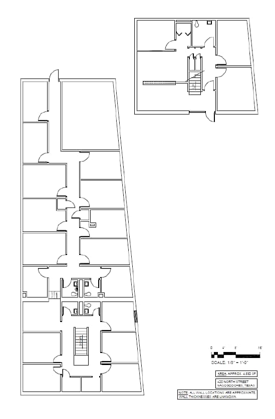 416-424 North St, Nacogdoches, TX à louer Plan d’étage– Image 1 sur 1