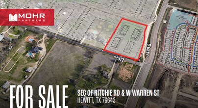 SEC Ritchie & W Warren St rd, Hewitt, TX - Vue aérienne vue de carte