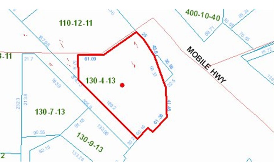4121 Mobile Hwy, Pensacola, FL à vendre - Plan cadastral – Image 2 sur 5