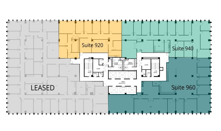 2450 Crystal Dr, Arlington, VA à louer Plan d’étage– Image 1 sur 1