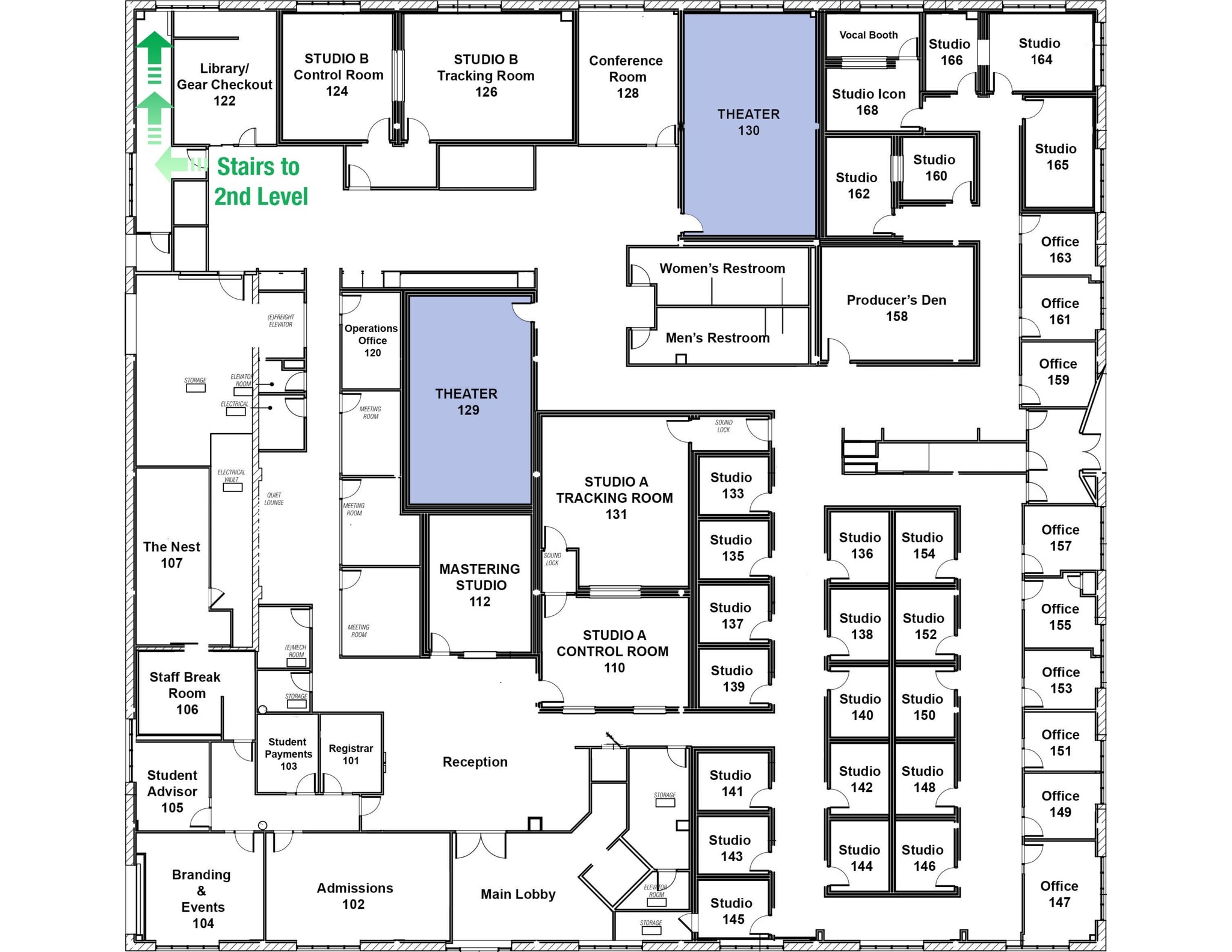 100 E Tujunga Ave, Burbank, CA à louer Plan de site– Image 1 sur 2