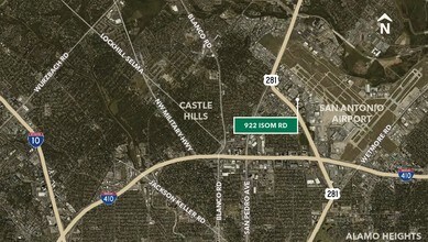 922 Isom Rd, San Antonio, TX - VUE AÉRIENNE  vue de carte