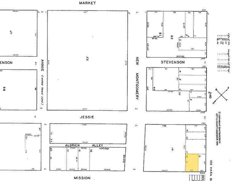 604 Mission St, San Francisco, CA à louer - Plan cadastral – Image 2 sur 6