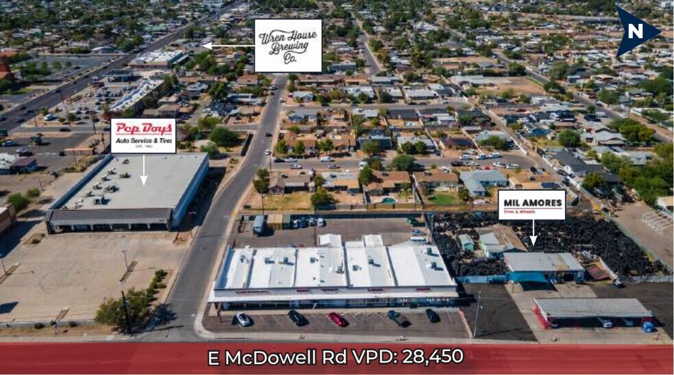 2438-2454 E McDowell Rd, Phoenix, AZ à louer - Photo de l’immeuble – Image 3 sur 6